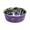Bella Loving Pets Bella Purple Fish Skeleton Stainless Steel 1 cups Pet Bowl For Cat 7751 - alternate 1